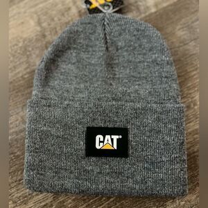 Caterpillar CAT Label Cuff Beanie- Gray